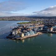 Exmouth, Devon - Drone Aerial Photo