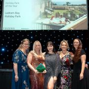 Ladram Bay win gold accolade at the South West Tourism Awards