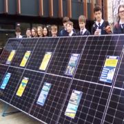 West Exe students learn about solar energy.