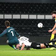 Torquay United playing at Derby County