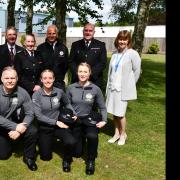 The new group of TSSOs at their passing-out ceremony at Middlemoor