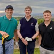 Exeter Chiefs in action at East Devon Golf Club for Seachange