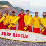 Last year's beach lifeguard team