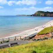 Sidmouth pictured on a sunny day.