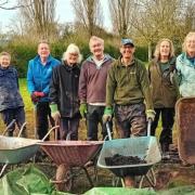 Volunteers from the Exmouth Tiny Forest project.