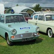 Classic cars on display