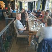 The Armed Forces Breakfast Club meet at Franklins