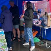 Exmouth Museum's stall at the festival