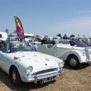 This Sunbeam Alpine and Riley Roadster add to the variety of classics on display