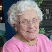 Violet Collins, soon to celebrate 100th birthday