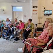 The summer fete at Homestead Care Home