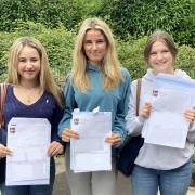 Skye Shute, Eve Trice, Izzy Marhkam (L to R) from Exmouth Community College.