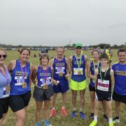 Harriers finishers at the Bridgwater 10km & 1/2 Marathon