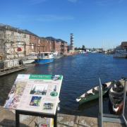 Security teams have been drafted in to try and stop people clambering over boats on the canal.