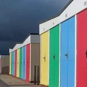 Exmouth beach huts