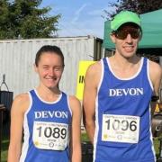 Alice and Oli representing Devon in Chippenham