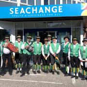 Exeter Morris dancers at the Seachange fete