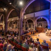 Audience in St Peter's Church for the Rev Richard Coles