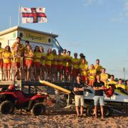 RNLI beach lifeguard service team for 2024.