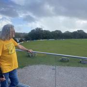 James May at Budleigh Cricket Club.