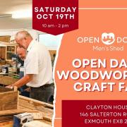 The open day will feature a woodworking craft fair