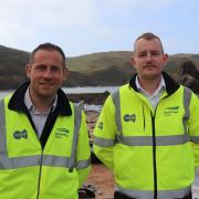 Marc Downes (left) Operations Manager at ECAS, and Rob Redding, South West Water’s Recovery & Treatment Manager