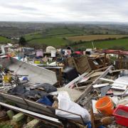 Fly-tipping in the countryside