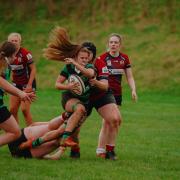 The teams met in a hard-fought contest at Exeter Saracens