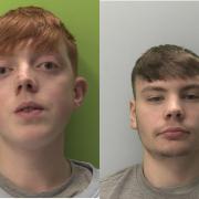 Jailed. Left: Taylor Rowsell. Right: James Greaves.