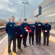 Exmouth RNLI Poppies to Paddington.