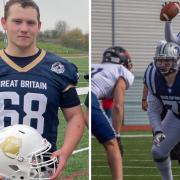 Ethan Carroll playing for the Great British Lions.