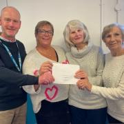 The café was given a donation from Heather and Susan