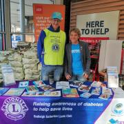 The Budleigh Lions club at Exmouth Tesco