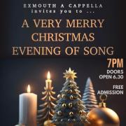 The Christmas concert will be in support of Exmouth Foodbank