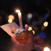 A Christingle orange