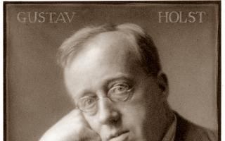 Gustav Holst, c.1921. Herbert Lambert/Wikimedia/Creative Commons