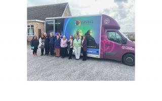 More than 60 team members and other contacts took part in Home Instead's 'Dementia Bus' experience