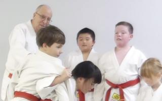 Young judo buffs at the LED Exmouth Judo Centre