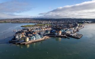 Exmouth, Devon - Drone Aerial Photo