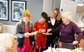 Raleigh Manor invited Brixington Primary Academy students to join in the celebration