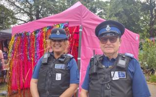 Exmouth PCSOs Karen and Colin