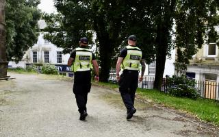 A security team tackling crime in St Austell.