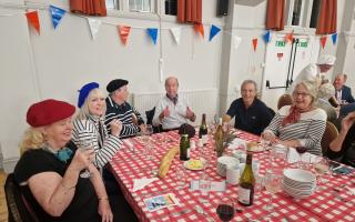 The French-themed evening raised money for charity